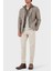 Pamuklu Yünlü Slim Fit Kırçıllı Mono Yaka Ceket Erkek Ceket 50528199 131 3