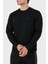 Pamuklu Logolu Slim Fit Bisiklet Yaka Sweat Erkek Sweat 50528312 001 1