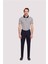 Erkek Lacivert Slim Fit Üst Cep Kanvas Pantolon 1