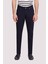 Erkek Lacivert Slim Fit Üst Cep Kanvas Pantolon 2
