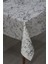 Elyaf Astarlı Silinebilir Pvc Muşamba Masa Örtüsü Gri Mermer - 1068-1GR 1