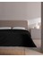 Manon King Size %100 Pamuk Ranforce Düz Nevresim - Siyah 1