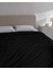 Manon King Size %100 Pamuk Ranforce Düz Nevresim - Siyah 2