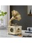 Md-88 Dekoratif Bluetooth Gramofon Beyaz/Ivory White 220*200*400mm 1