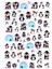 Sticker Kabartmalı A4 Boyutunda Stiker Defter, Planlayıcı ETIKET-(LIM545) - Sevimli Penguen 1