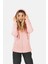 Kadın Kapüşonlu Sweatshirt Pembe 3