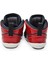 Air Jordan 1 Crib Bootie Hakiki Deri Bebek Patik Ayakkabı Siyah Kırmızı 3