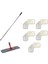 Tablet Palet Nemli Yedek Mop Takımı - 5 Ad. 40 Cm. Mop + Katlanır Aparat + Metal Vidalı Sap 1