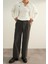 Erkek Yeni Moda Geniş Paça Regular Boy Dokuma Limited Edition Wideleg Kadife Pantolon 4