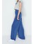 Kadın Yeni Moda Geniş Paça Regular Boy Örme Wide Leg Rahat Kesim Yüksek Bel Esnek Örme Pantolon 3