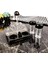 Peçetelik ve Kürdanlıklı 2li Baharatlık Seti Piano Black Renkli 3