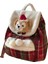 Noel Sırt Daffy Bear Ekose Peluş Sırt Çantası (Yurt Dışından) 1