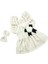 Xiaoxiangfeng Black And White Dog Clothes Spring And Autumn Small Dog Teddy Pet Clothing Little Cat Skirt (Yurt Dışından) 1