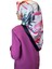 Kristal Eşarp, Yaprak Desenli Kristal Rayon Eşarp 01064 1