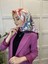 Kristal Eşarp, Yaprak Desenli Kristal Rayon Eşarp 01064 2