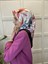 Kristal Eşarp, Yaprak Desenli Kristal Rayon Eşarp 01064 3