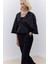 Incili Abiye Kimono Siyah 3
