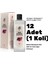 Bouquet Edc 250ML Cam Şişeli Buket Çiçeği Kokulu Kolonya 12 Adet (1 Koli) 1