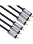 HMC247-0300 3 Rca - 3 Rca Rgb Kablosu 3 Metre 2
