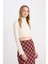 Coool Balıkçı Yaka Crop Top Basic Düz Fitilli Kaşkorse Uzun Kollu Tişört E1673AX24WN 3
