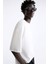 Bisiklet Yaka Bay Light Son Light Baskılı Beyaz Oversize Erkek T-Shirt 5