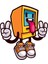 Tv Sticker 10X10 Cmrenkli Sticker 1