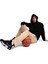 Lerida Hoodie Unisex Siyah Günlük Stil Sweatshirt 24KU001-SYH 3