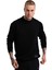 Alicante Erkek Siyah Günlük Stil Sweatshirt 24KE003-SYH 1
