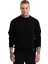 Alicante Erkek Siyah Günlük Stil Sweatshirt 24KE003-SYH 5