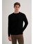 Caz 3022 Örme Detaylı Bisiklet Yaka Erkek Triko Kazak 1