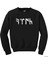 Göktürkçe Türk Siyah Sweatshirt 1