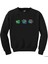Pokemon Balbasaur Evolation Siyah Sweatshirt 1