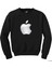 Apple Logo 3D Siyah Sweatshirt 1