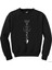 Ikizler Burcu Geometrik Siyah Sweatshirt 1