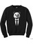 Mr. Panda Siyah Sweatshirt 1