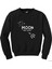Moon And Back Siyah Sweatshirt 1