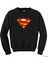 Superman Klasik Siyah Sweatshirt 1