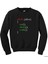 Eat Sleep Code Yazılımcı Siyah Sweatshirt 1