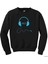 Music Is Life 2 Siyah Sweatshirt 1