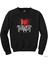 I Love Trash Siyah Sweatshirt 1