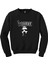 Down Jesus Face Siyah Sweatshirt 1
