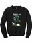 Pain We Come In Peace Siyah Sweatshirt 1