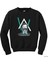 Alan Walker You Are Not Alone Siyah Sweatshirt 1