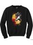 Kırmızı Başlıklı Kız ve Kurt Siyah Sweatshirt 1