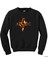 Ac Dc Fire Lighting Siyah Sweatshirt 1