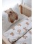 Pofuduk Ayılı Organik Tek Kişilik Nevresim Takımı (160X220) - Fluffy Bear 1