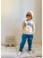 Erkek Çocuk Yazı Baskılı Sweatshirt Takım 2