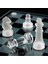 Glass Chess Cam Satranç Takımı 20x20cm 2