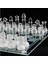 Glass Chess Cam Satranç Takımı 20x20cm 4