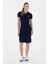 Kadın Lacivert Elbise (Örme) 50280064-VR033 3